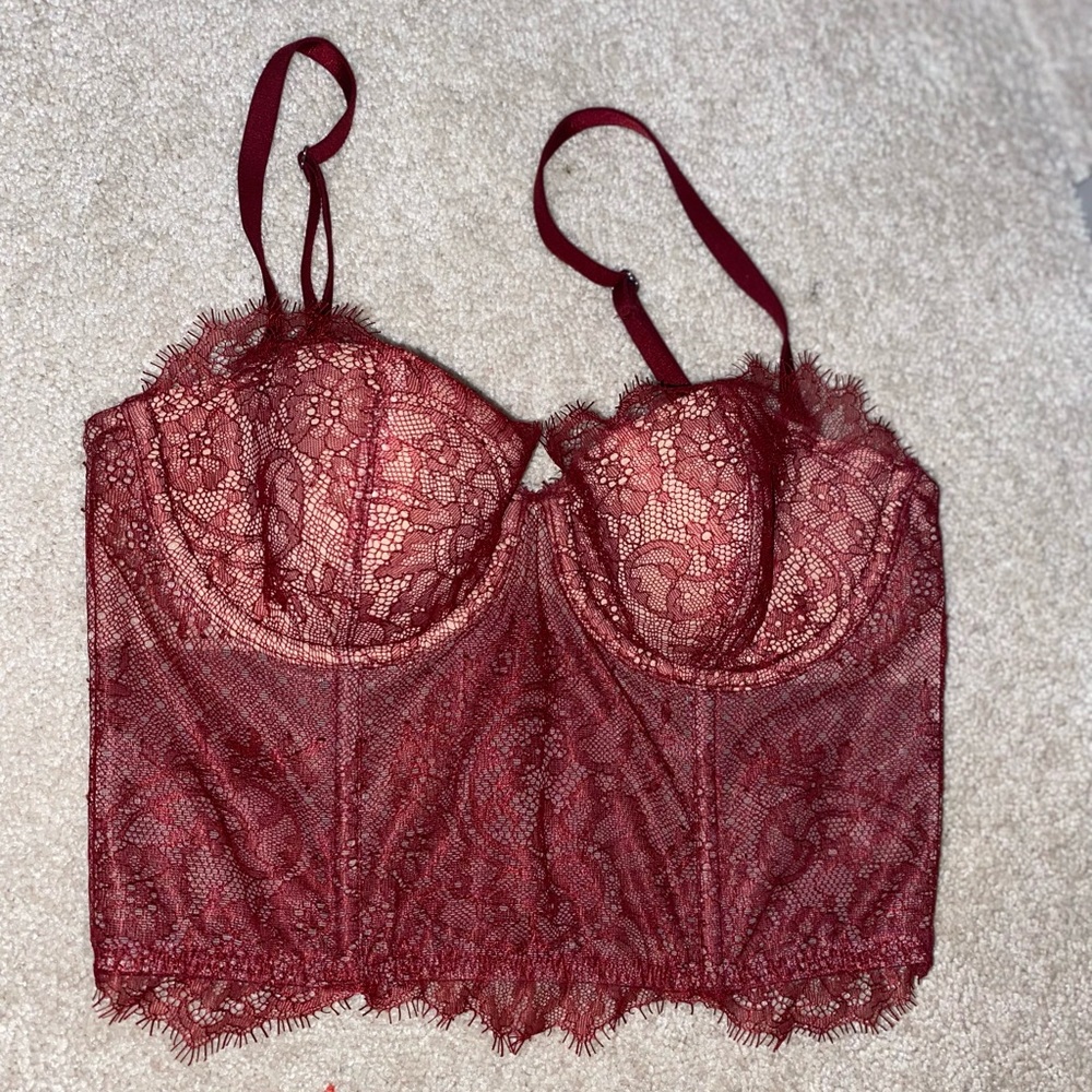 Maroon Victoria Secret Corsette